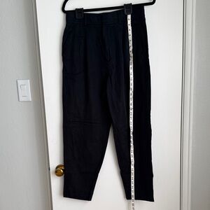 Everlane Black Pleated Trousers